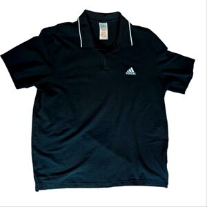 NWOT Men's Adidas Polo Short-Sleeve Shirt Size XL Black